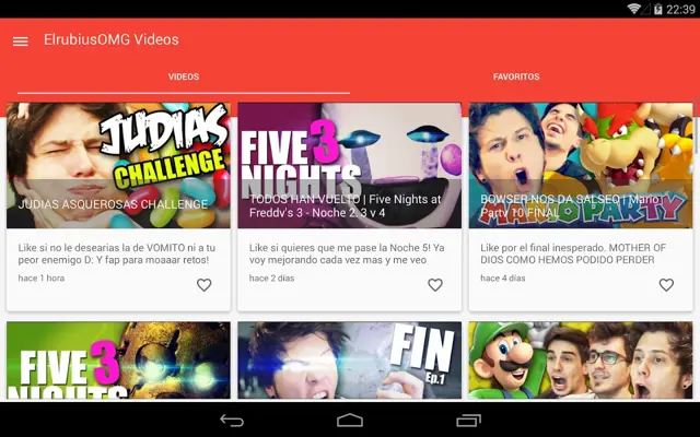 ElrubiusOMG Videos android App screenshot 1