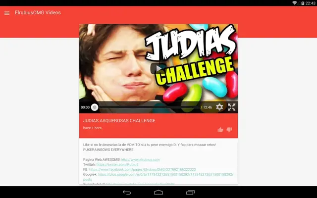 ElrubiusOMG Videos android App screenshot 4